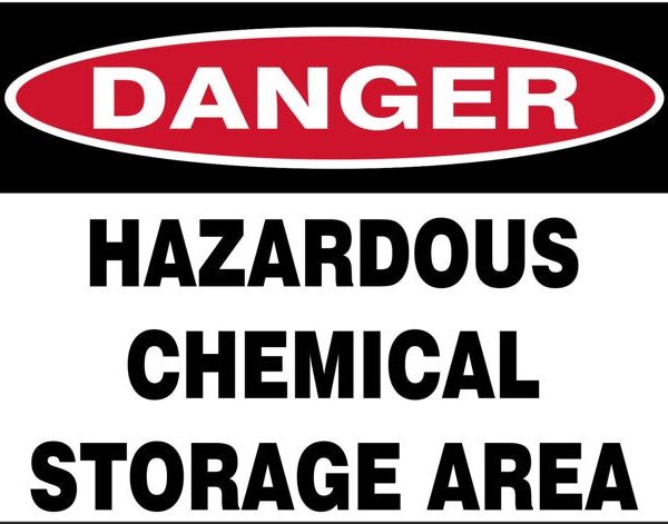 DAN122-Danger-HazardousChemicalStoragearea.safetyignonline.co_.za_.jpg Danger : Hazardous Chemical Storage area sticker or Safety Sign (DAN122)