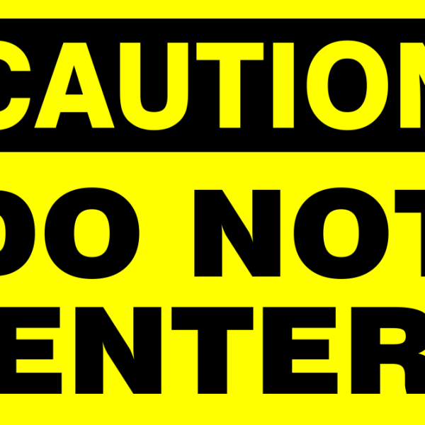 DNE03-Caution-Donotenter.png Caution : Do not enter safety sign (DNE03)