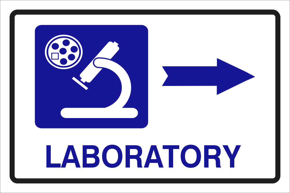 LAB01-Laboratoryright28.02.24.png Laboratory Arrow Right safety sign (LAB01)