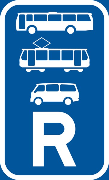 R345 – Reservation For Buses Trams And Mini Buses
