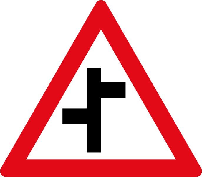 W110 – Staggered Side Road Junctions